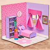 Kit mini casa delle bambole in legno Baker Ross FN255 - Kit casa delle bambole da 1 pezzo per bambini