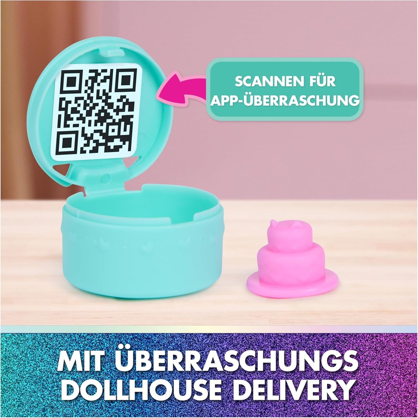 DREAMWORKS GABBY'S DOLLS HOUSE: THE MOVIE - Sala del portale La cucina cosparsa di zucchero di Kuchi con personaggio e accessori, dai 3 anni in su
