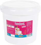 DECOCINO fondente bianco - confezione risparmio da 7 Kg - ideale per decorare torte, crostate, cake pops - vegano e senza lattosio Naty Shop Pasta di Zucchero 7 Kg