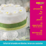 DECOCINO coperta di pasta di zucchero arrotolata bianca - 300g - coperta di pasta di zucchero pronta all'uso per coprire e decorare torte e cupcakes - senza glutine e vegana (confezione da 2) Naty Shop Pasta di Zucchero
