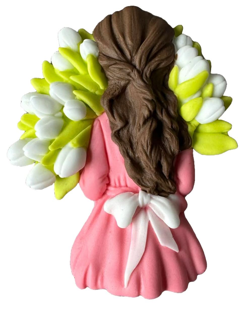 Decorazioni in zucchero commestibile, Bellissime Decorazioni Lady in Pasta di Zucchero Nati Shop