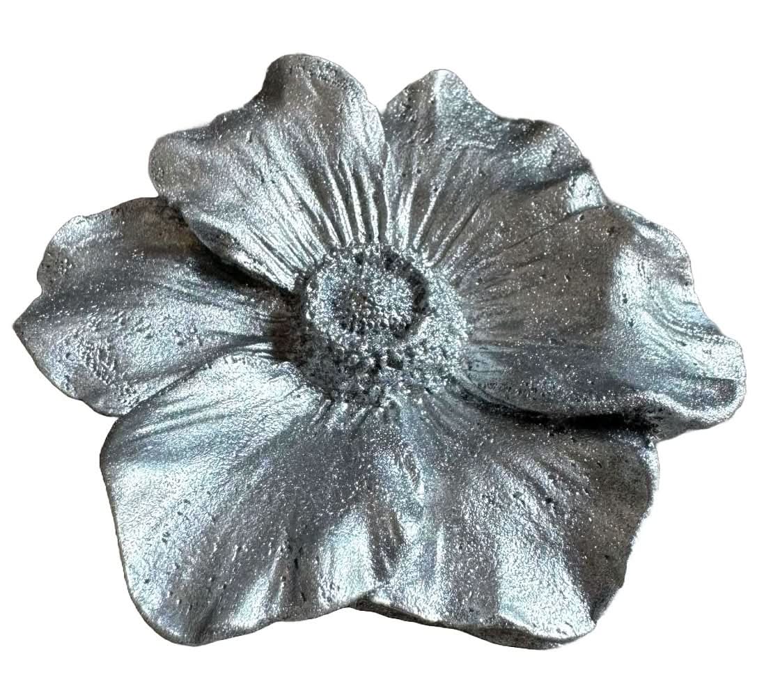 Decorazione in zucchero commestibile, Decorazioni in Pasta di Zucchero Camelia Argento Nati Shop