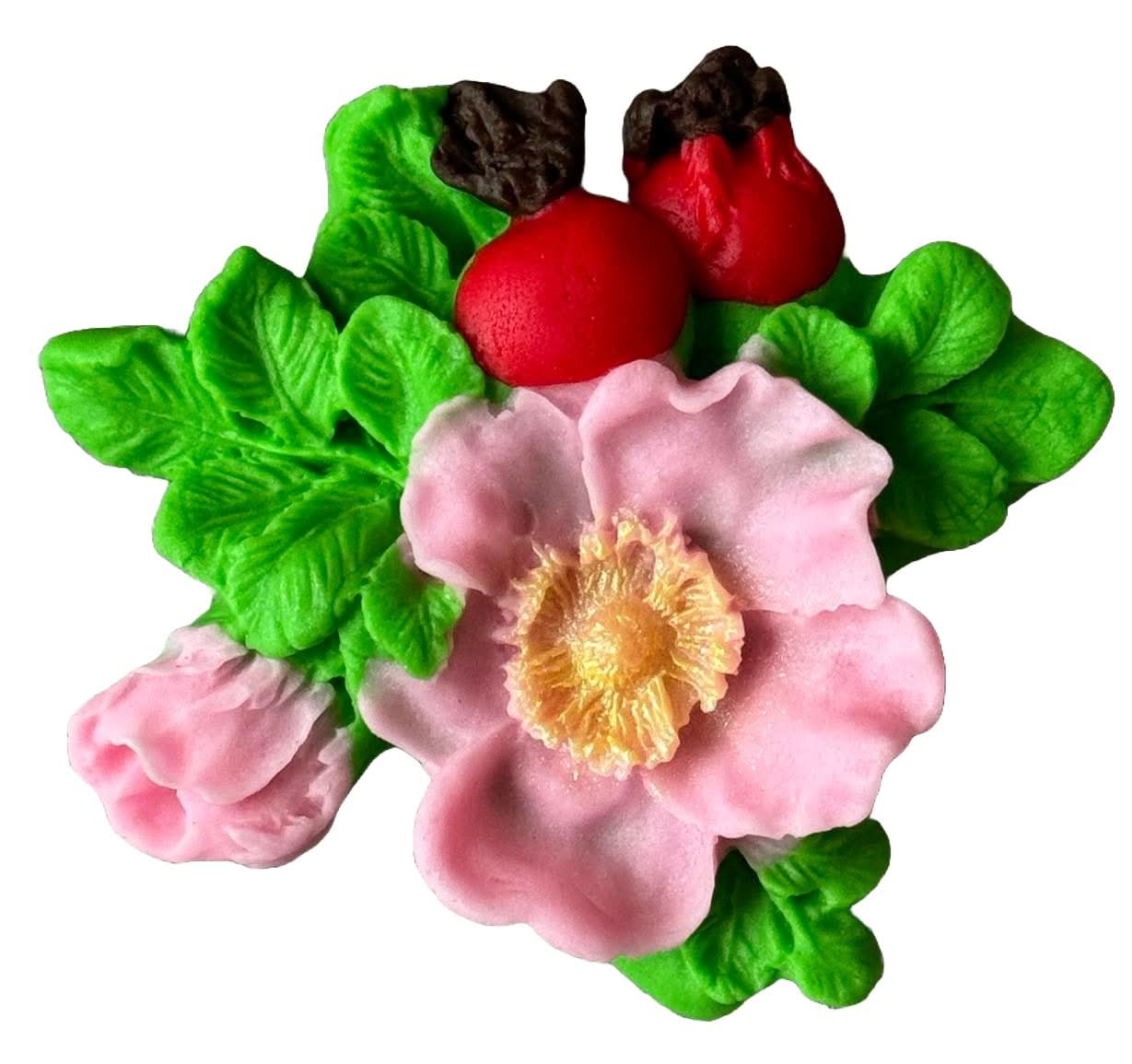 Decorazione in zucchero commestibile, Rami di Papavero Decorazioni di Pasta di Zucchero Nati Shop