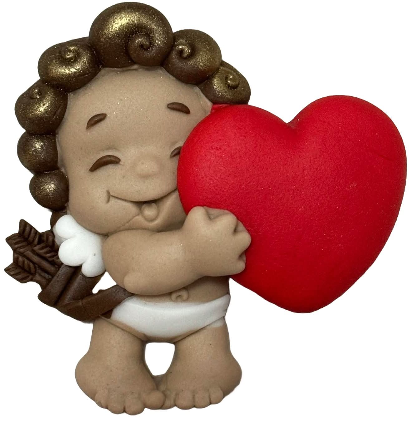 Decorazione in zucchero commestibile, Decorazioni in Pasta di Zucchero Cupidon Nati Shop