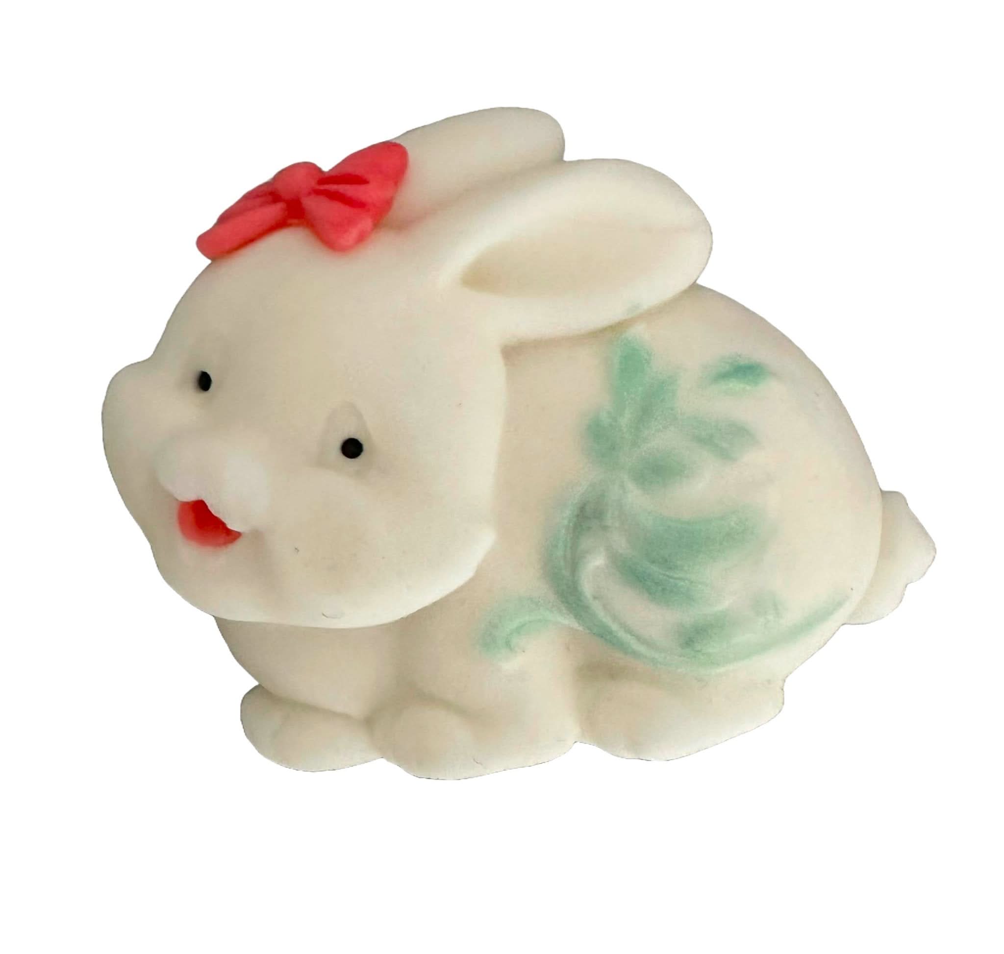 Decorazione in zucchero commestibile, coniglietto Decorazioni in Pasta di Zucchero Nati Shop