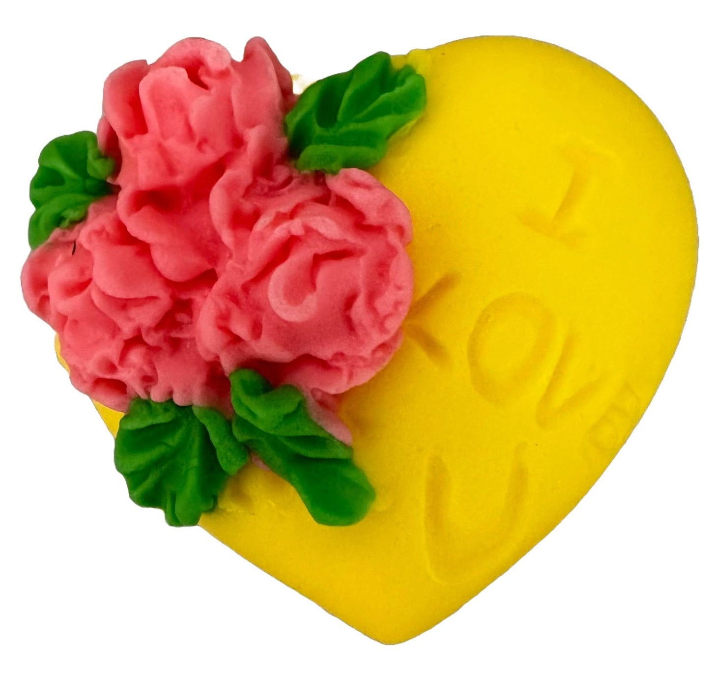 Decorazione in zucchero commestibile, Cuore "Ti amo" Decorazioni in Pasta di Zucchero Nati Shop