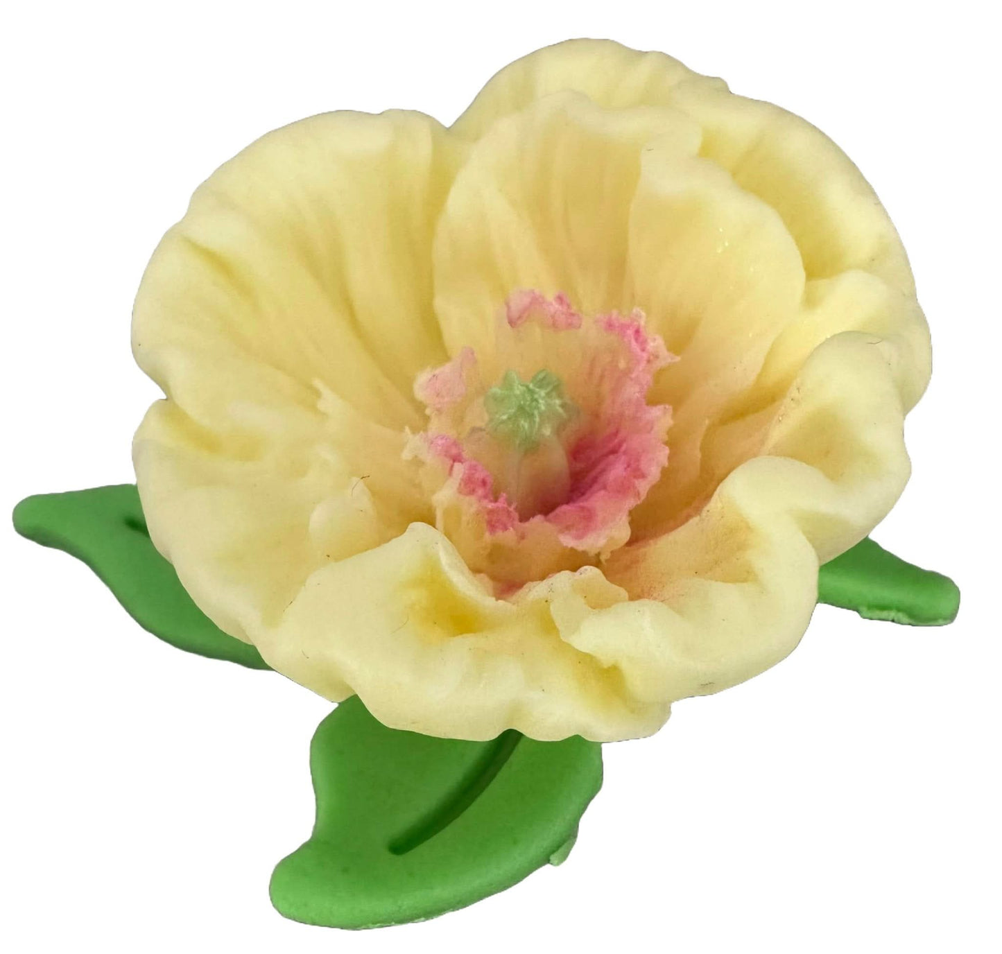Decorazione in zucchero commestibile, Decorazioni Tulipano Giallo di Sugar Paste Nati Shop