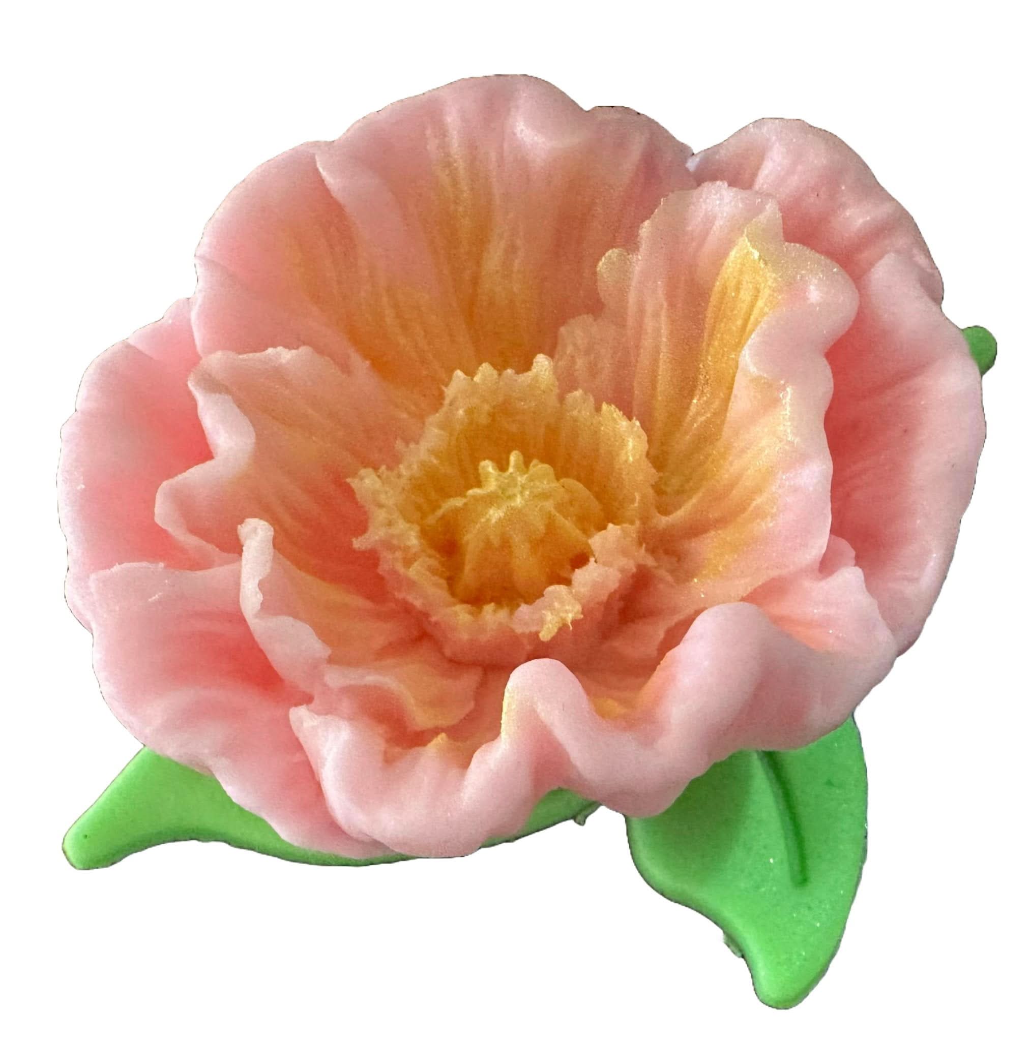 Decorazione in zucchero commestibile, Decorazioni Tulipano rosa di Sugar Paste Nati Shop