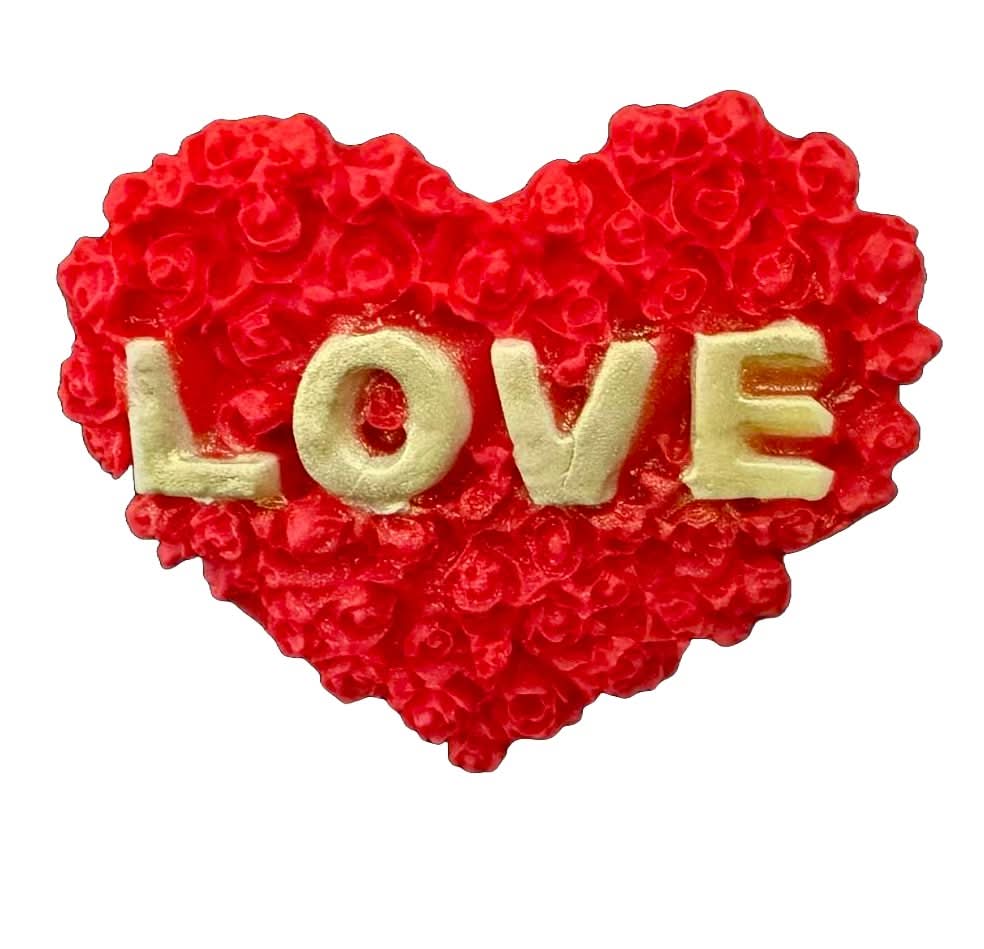 Decorazione in zucchero commestibile, Decorazioni in Pasta di Zucchero Love Nati Shop