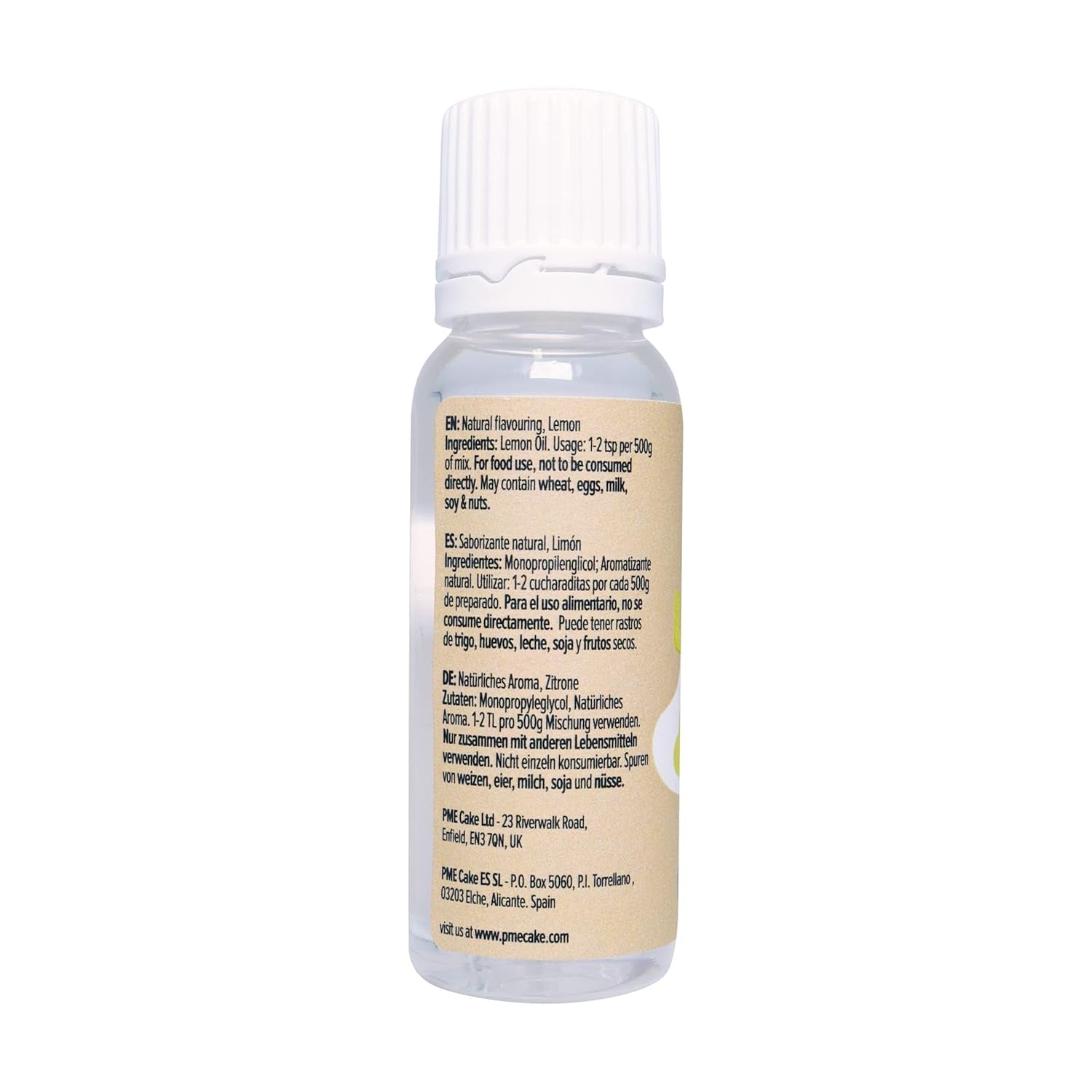 Gusto limone 100% naturale, 25 ml (confezione da 2) Dolcificanti Naty Shop