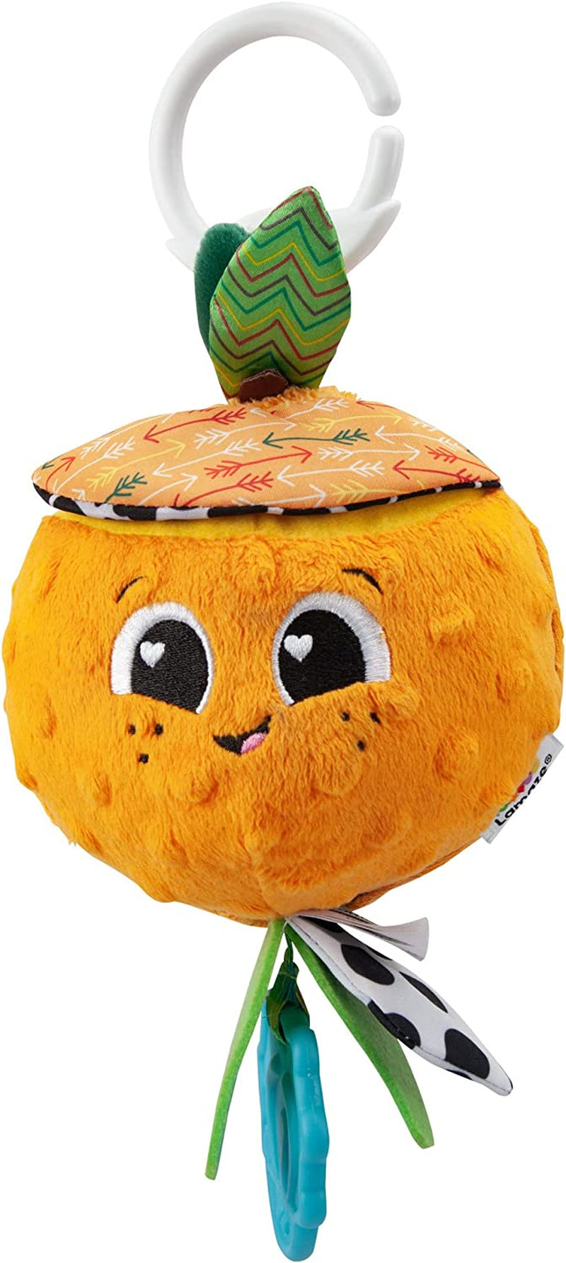 LAMAZE Bea la Banana, Passeggino con Clip e Passeggino per Neonato, Giocattolo sensoriale per Bambini con Colori e Suoni, Giocattolo per lo sviluppo per Ragazzi e Ragazze da 0 a 24 Mesi, Giocattoli Gialli per Bambini Naty Shop Olivia Orange