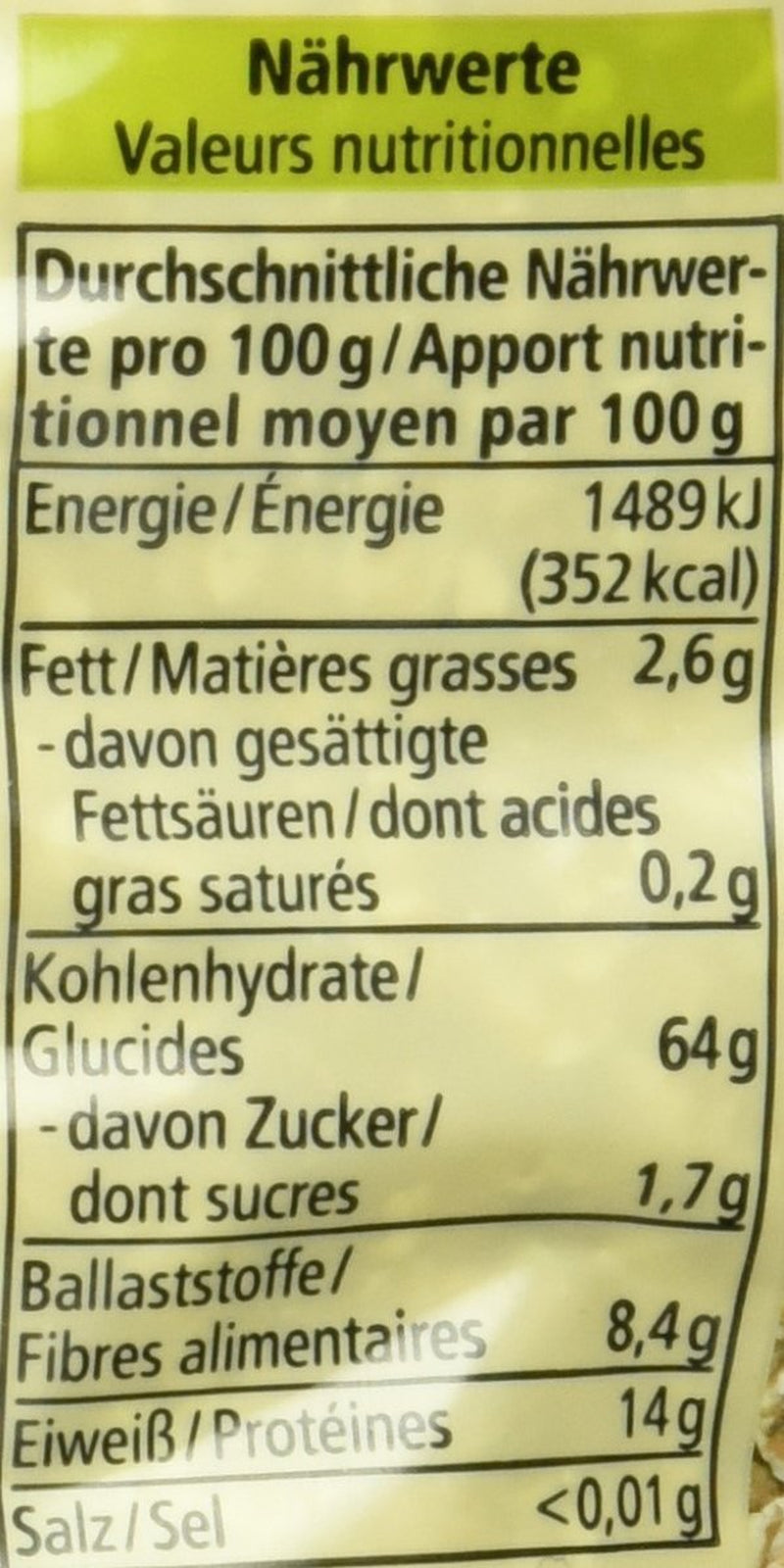 Fiocchi di farro biologico, fiocchi fini, 500g