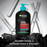 Garnier Charcoal Cleanser Gel detergente viso contro punti neri e brufoli 250ml Doccia e bagno Naty Shop