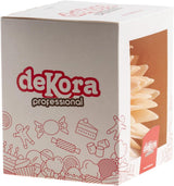 dekora - Fiore Gigante 12,5 cm - Dalia Autunnale - Senza Glutine, Senza Lattosio, Vegano - Decorazioni per Torte per Matrimoni, Compleanni e Dessert - Pasta di Zucchero Naty Shop Facile da Usare