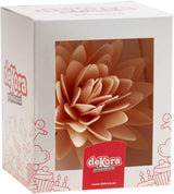 dekora - Fiore Gigante 12,5 cm - Dalia Autunnale - Senza Glutine, Senza Lattosio, Vegano - Decorazioni per Torte per Matrimoni, Compleanni e Dessert - Pasta di Zucchero Naty Shop Facile da Usare
