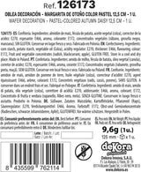 dekora - Fiore Gigante 12,5 cm - Dalia Autunnale - Senza Glutine, Senza Lattosio, Vegano - Decorazioni per Torte per Matrimoni, Compleanni e Dessert - Pasta di Zucchero Naty Shop Facile da Usare