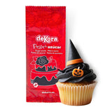 Dekora - Pasta di zucchero bianca fondente 150g - Perfetta per torte e decorazioni da forno - Senza glutine e lattosio - Gusto vaniglia - Morbida, flessibile e facile da modellare per decorazioni creative Naty Shop Pasta di zucchero nera