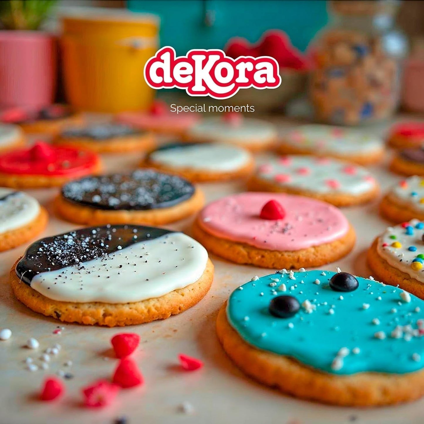 Dekora - Pasta di zucchero bianca fondente 150g - Perfetta per decorazioni di torte e dolci - Senza glutine e lattosio - Gusto vaniglia - Morbida, flessibile e facile da modellare per decorazioni creative Naty Shop Sugarpaste