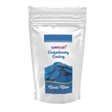 Dekozauber24 gocce di copertura, bianche, 500g, al gusto di cioccolato bianco e vaniglia, chips Deco Melts, adatte al microonde, per cake pops, torte, crostate, crostate, colatura o glassa Pasta di zucchero Naty Shop Blu scuro