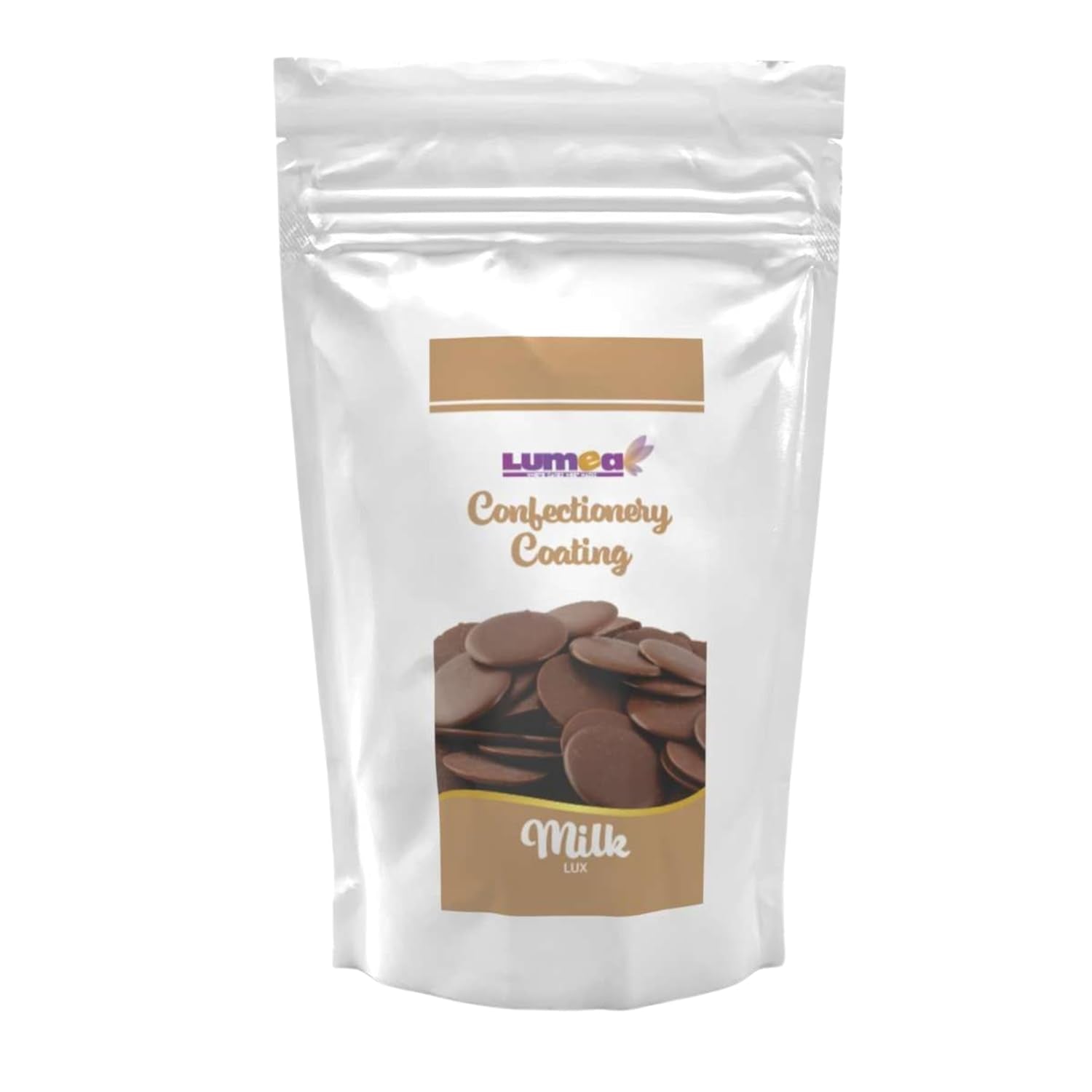 Dekozauber24 gocce di copertura, bianche, 500g, al cioccolato bianco e aroma di vaniglia, chips Deco Melts, adatte al microonde, per cake pops, torte, crostate, crostate, colatura o glassa Naty Shop Pasta di zucchero di canna