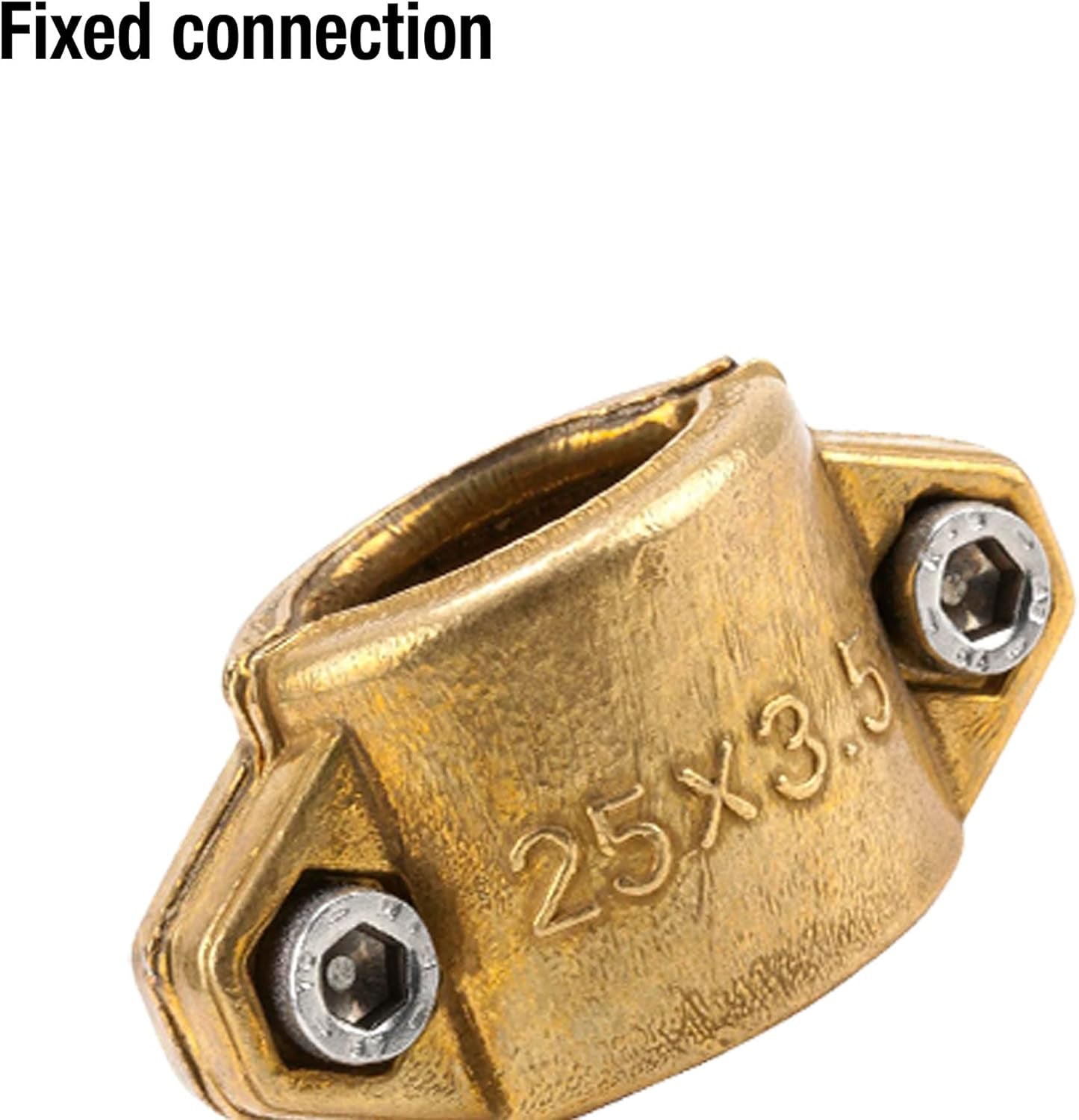Fascette stringitubo Gardena: fascetta stringitubo in ottone per il fissaggio di tubi di aspirazione o alta pressione, adatta per tubi da 25 mm (1 pollice) (7211-20)