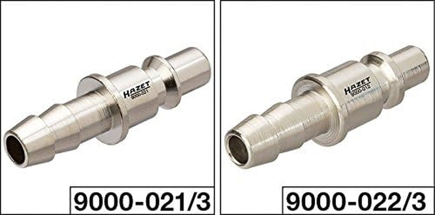 Set di nippli per collegamento tubo Hazet, 9000-020/3