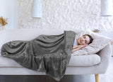 Utopia Bedding Coperta in Pile Accogliente [228X228 Cm, Grigio] Coperta Morbida, Leggera, Calda e Soffice Coperta Comoda e Traspirante per Letto Divano Divano Letti e Coperte Besuche den Utopia Bedding-Store