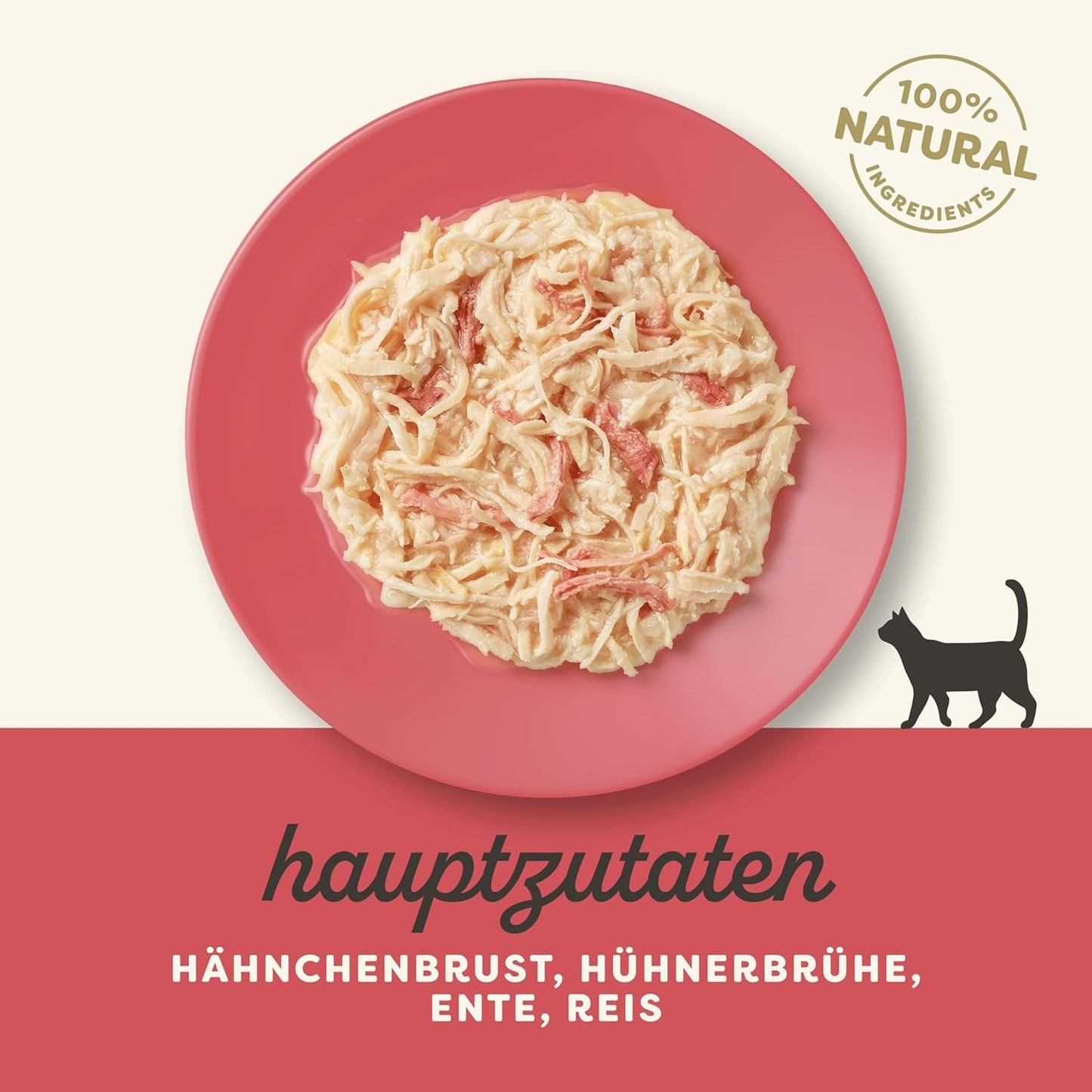 Applaws Alimento umido naturale premium per gatti, Pollo con Anatra in Zuppa, in Scatola 70g (24x70g)