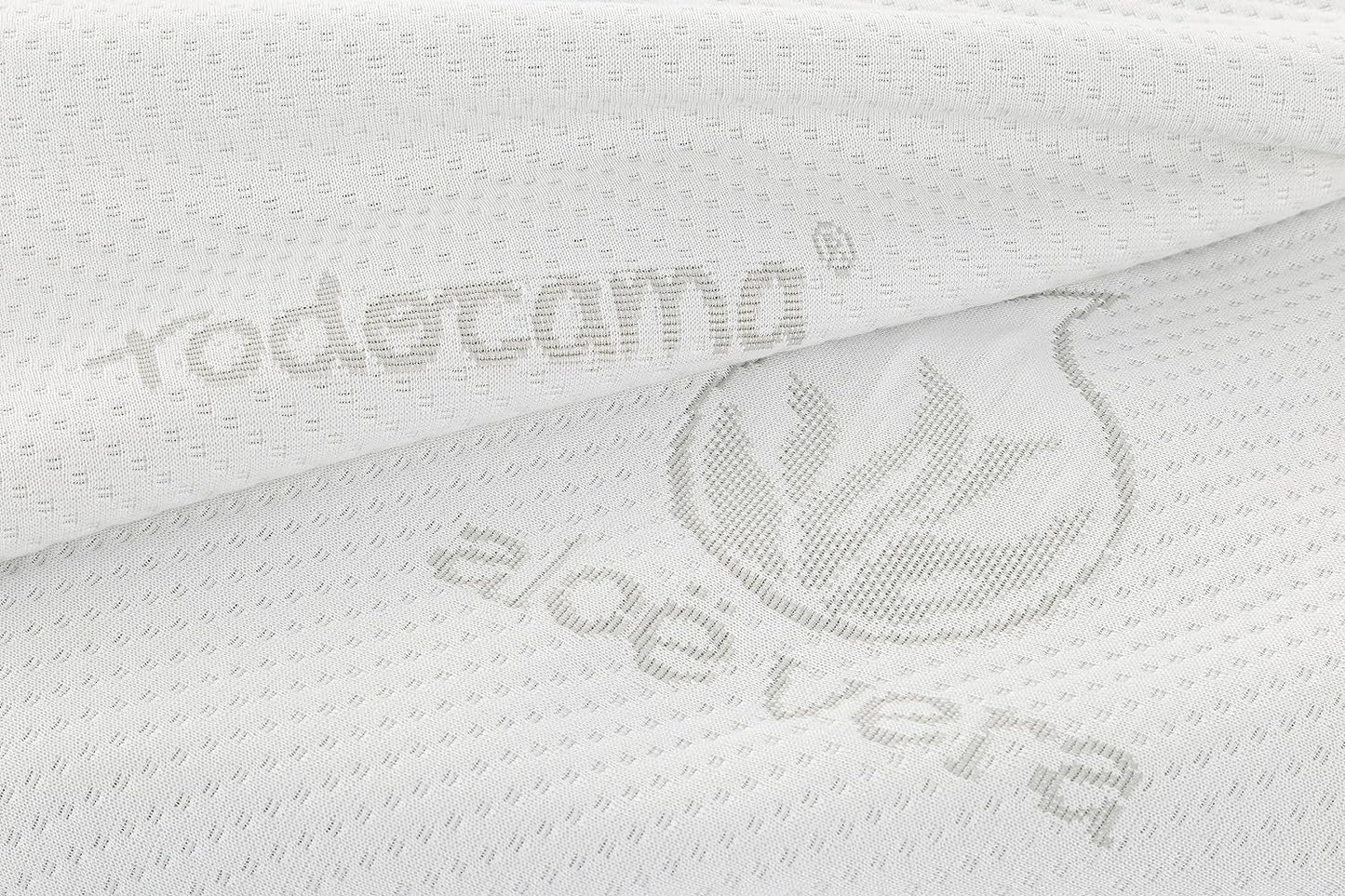 Todocama - Cuscino memory, aloe vera, 2 pezzi, 70 cm, bianco Cuscini standard Naty Shop
