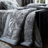 Catherine Lansfield - Copriletto matrimoniale in finto velluto riccio - Poliestere, poliestere, argento, 53 x 23 x 53 cm Catherine Lansfield Letti e coperte argento 53 x 23 x 53 cm
