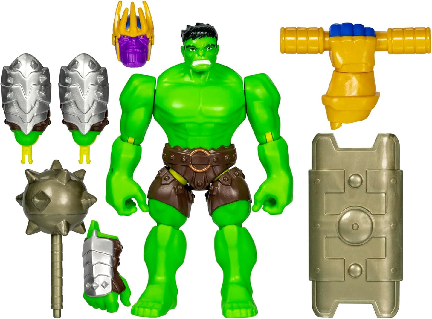 Mixmashers Marvel Capitan America Avengers Mix-And-Match Action Figure e accessori Action figure Naty Shop Hulk