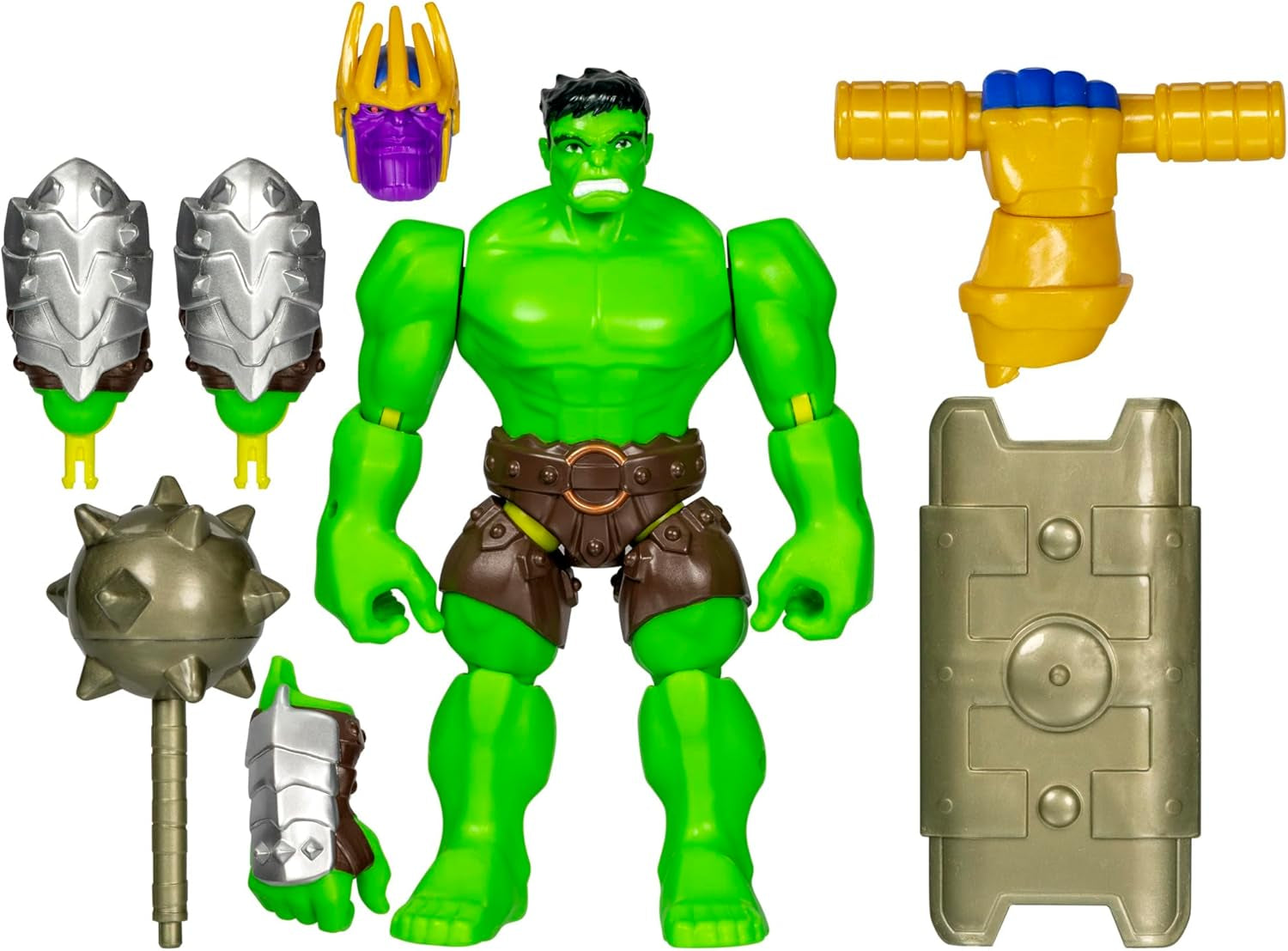 Mixmashers Marvel Capitan America Avengers Mix-And-Match Action Figure e accessori Action figure Naty Shop Hulk