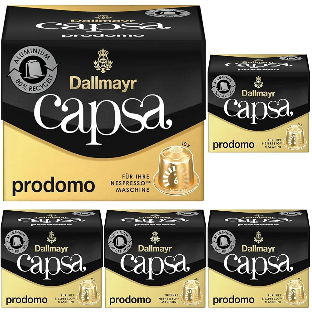 Capsule Lungo Prodomo 10 Capsule (Confezione da 5)