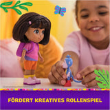 DORA - Bambola Best Friend - Misura 22 cm, con capelli pettinabili, cartella e stivali da scimmia, conosciuta dalla popolare serie TV, per bambini dai 3 anni in su