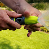 Set tubo da giardino a collegamento rapido, 1/2 pollice x 50 piedi, resistente, leggero, sicuro per l'acqua potabile - hfzg12050qn