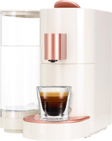 Macchina espresso a capsule K-FEE TWINS II per caffè, tè e cacao | Macchina per caffè espresso per tazze grandi | Riscaldamento rapido | Serbatoio dell'acqua da 2,3 l | 19 battute | Nero-rame