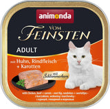 animonda Vom Feinsten Alimento umido per gatti adulti, varietà pollo, 6 x 100 g