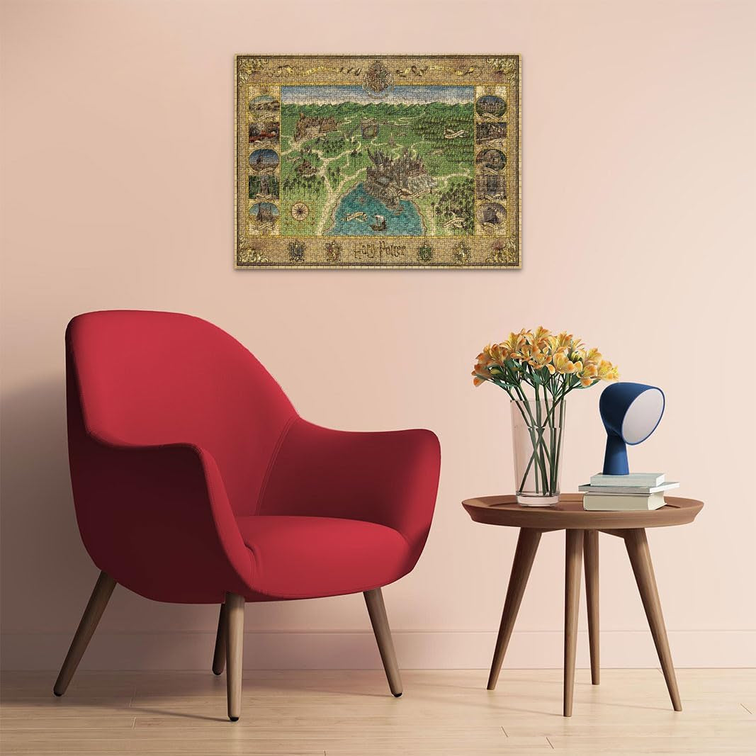 Ravensburger Puzzle 12000720 - Mappa di Hogwarts - Puzzle da 1500 pezzi per adulti e bambini 14+ Harry Potter Fan Merchandise Puzzle Naty Shop