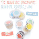 Scrapcooking - Set di 9 coloranti alimentari pastello - Blu, Giallo, Corallo, Rosa, Turchese, Verde lime, Bianco, Verde acqua, Rosa cipria - Polvere colorante commestibile per torte, muffin, macarons - 4272