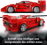 Auto super sportiva Ferrari F40 LEGO Speed Champions, set da gioco con macchinina giocattolo costruibile e minifigure conducente, set da collezione per bambini, regalo per ragazzi e ragazze 76934 Set da costruzione Besuche den LEGO-Store