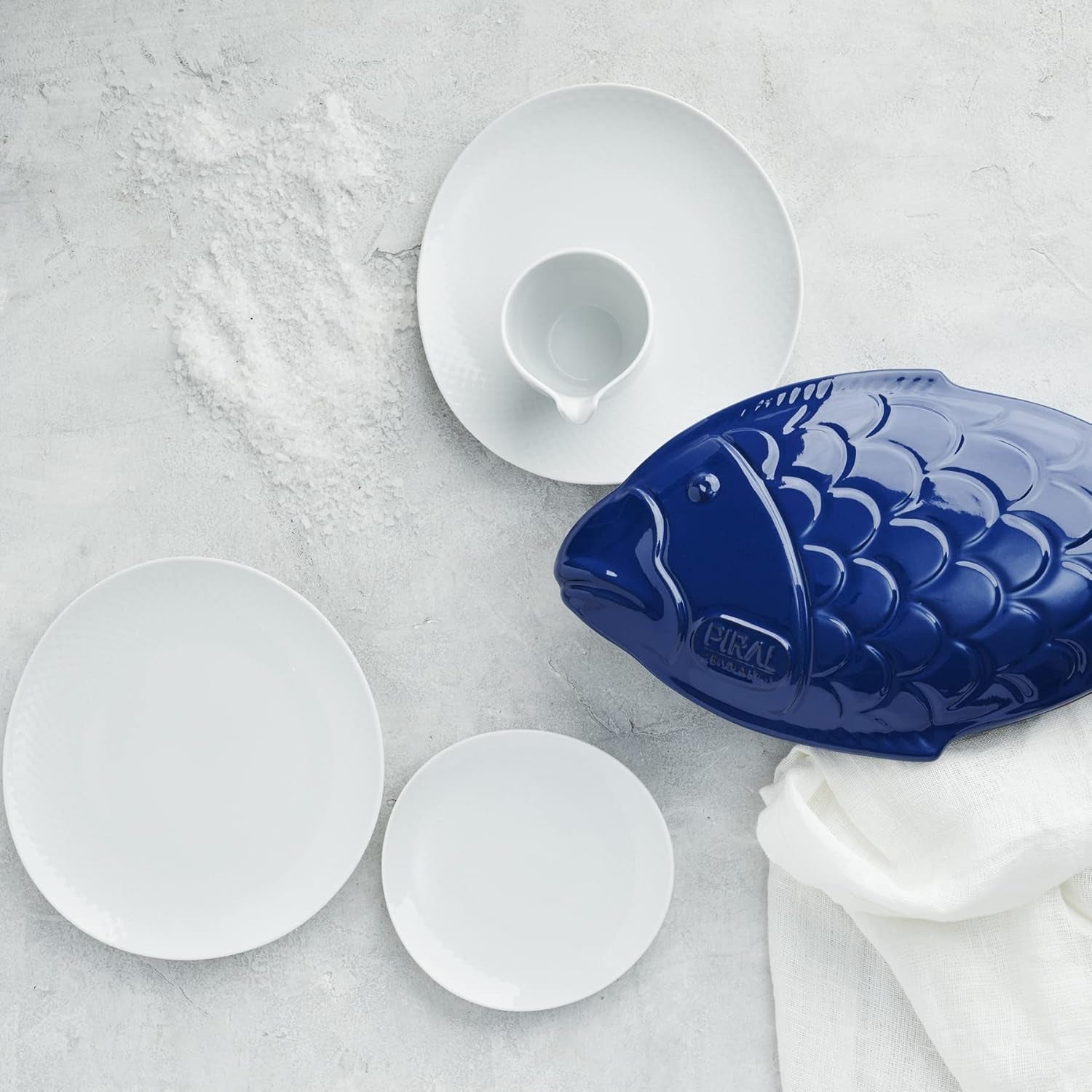 Servizio da tavola Rosenthal Junto White, porcellana, bianco, piatti piani, piatti piani Ø 22 cm, piatti piani Ø 21,5 cm e ciotole per cereali Ø 14 cm, 0,62 l, lavabili in lavastoviglie e adatti al microonde, set per 4