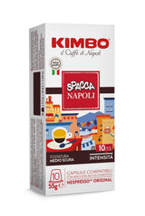 Napoli Kaffeekapseln, compatibile con Nespresso, 10 Packungen mit 10 Kapseln (insgesamt 100 Kapseln)