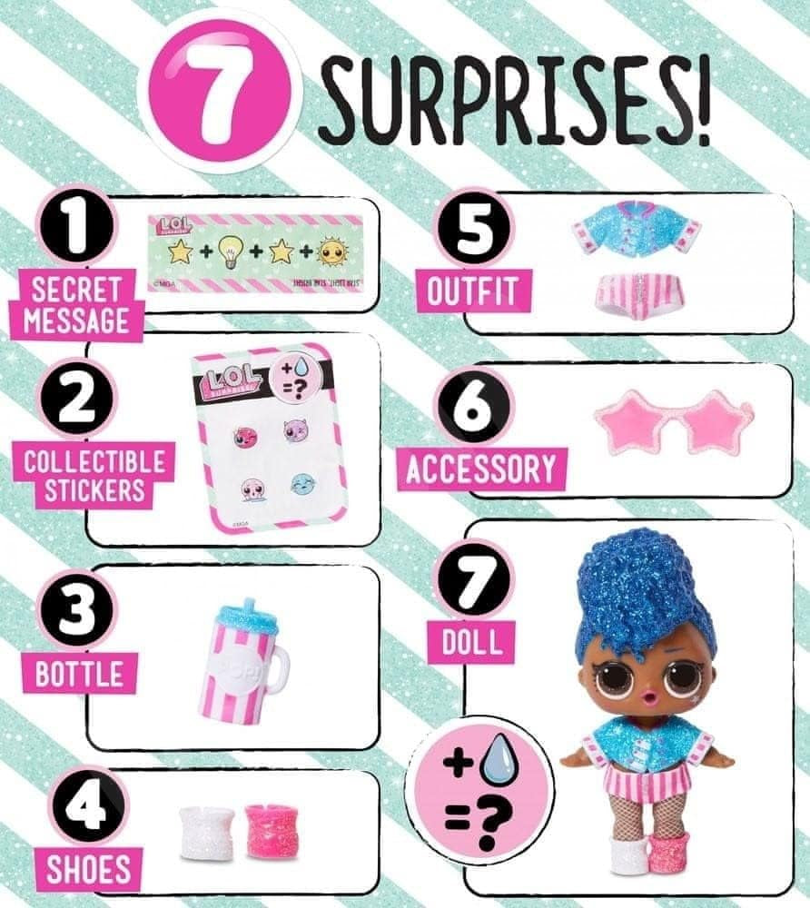 LOL Surprise Glitzer Series - Glitzer-Puppen in 12er-Pack - 80+ sorprese con pupazzi, abiti, accessori e altro ancora - Spielzeug mit Wasserüberraschung - Für Mädchen und Jungen ab 4 Jahren