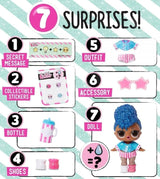 LOL Surprise Glitzer Series - Glitzer-Puppen in 12er-Pack - 80+ sorprese con pupazzi, abiti, accessori e altro ancora - Spielzeug mit Wasserüberraschung - Für Mädchen und Jungen ab 4 Jahren