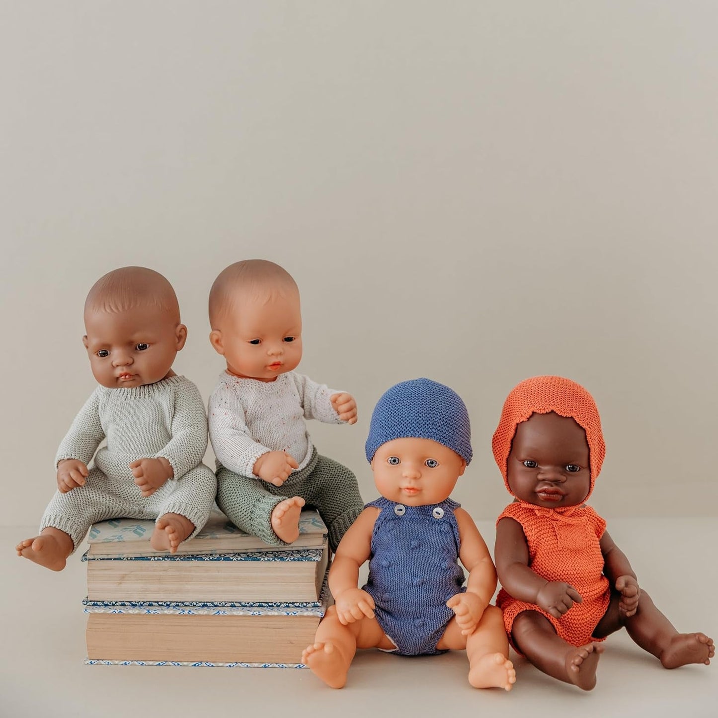 Miniland Baby Doll, bambino africano, 32 cm, anatomicamente corretto