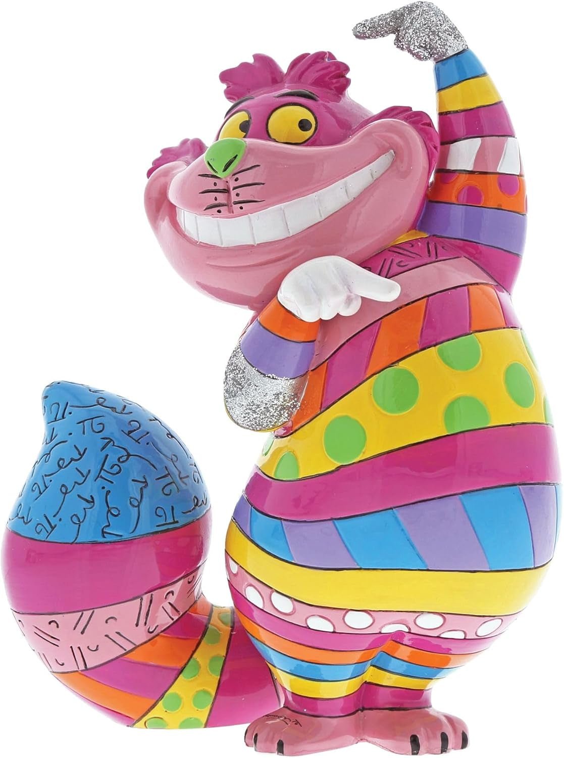 Disney Britto Collection Statuetta Gatto del Cheshire, Statuette e sculture colorate Naty Shop