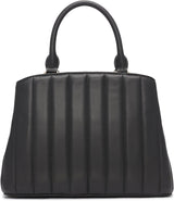 DKNY Chain Lexington Park Borsa a catena con logo media, Nero / Oro, Taglia unica Borse Naty Shop da donna