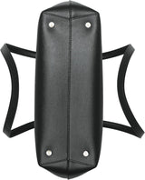 Borsa tote media in pelle Bryant DKNY da donna, Borsa tote nera / oro Naty Shop