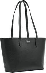 Borsa tote media in pelle Bryant DKNY da donna, Borsa tote nera / oro Naty Shop