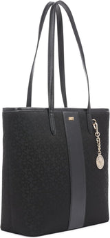 DKNY Borsa tote R31AFR73-XLB-1 da donna, Logo nero / Nero Borse da donna Naty Shop